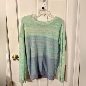 Oversized Multicolor Knit Sweater
